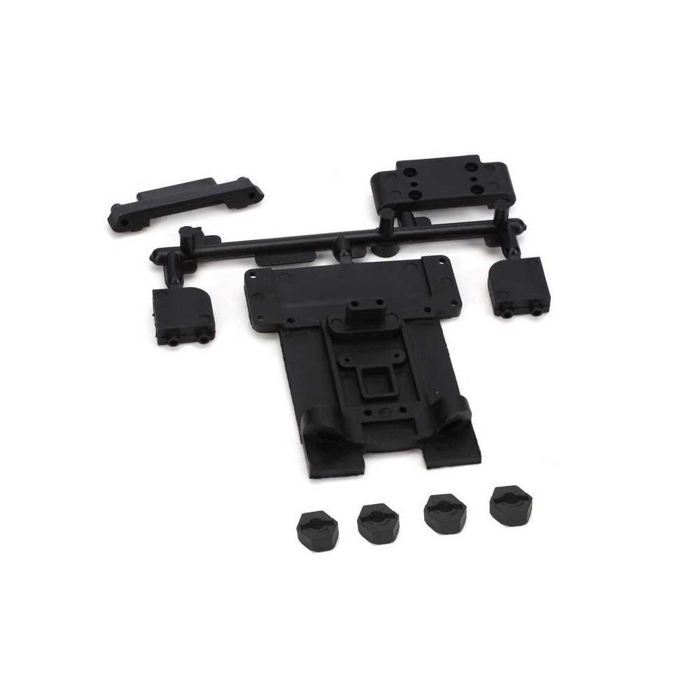 Ecx 1-10 stadium truck rear suspension mount set ECX1092 Ecx 1-10 stadium truck rear suspension mount set ECX1092