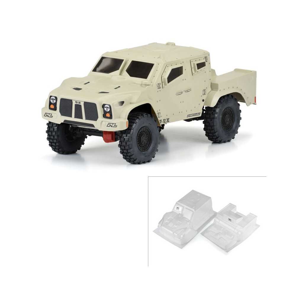 Pro-Line Racing 1-10 Strikeforce Clear Body 12.3 313mm Wheelbase Scale Crawlers PRO357600