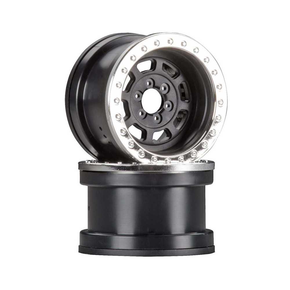 Axial Racing 1-10 Trail Ready HD Series 2.2 Wheels 12mm Hex Chrome 2 AXIC8142 Axial Racing 1-10 Trail Ready HD Series 2.2 Wheels 12mm Hex Chrome 2 AXIC8142