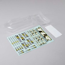 Team Losi 1-10 Ultra Lightweight Clear Body & Wing: 22X-4 TLR230017