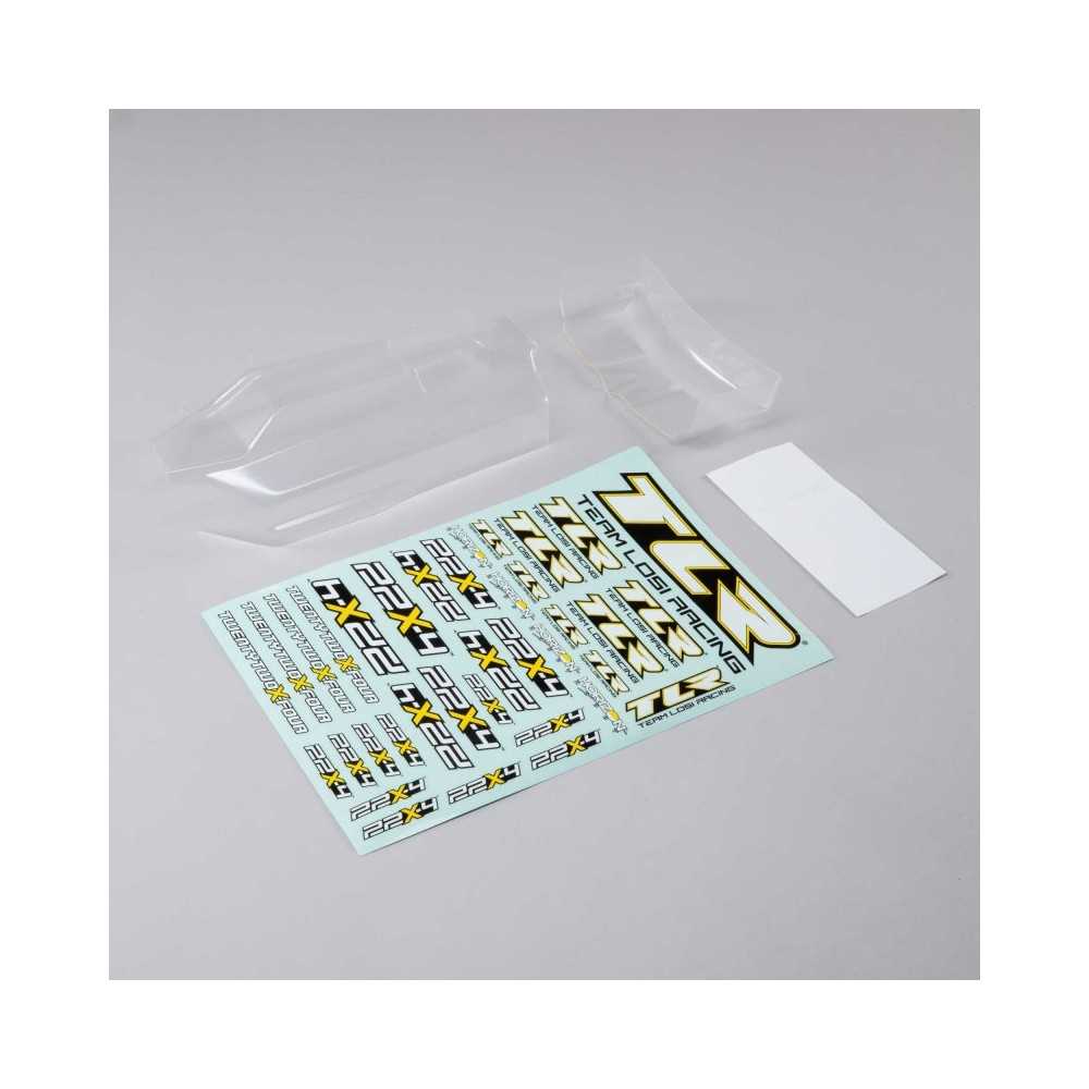 Team Losi 1-10 Ultra Lightweight Clear Body & Wing: 22X-4 TLR230017 Team Losi 1-10 Ultra Lightweight Clear Body & Wing: 22X-4 TLR230017