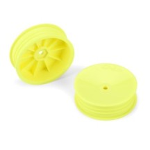 Pro-Line Racing 1-10 Velocity 2.0 Narrow 2WD Front 2.2 12mm Buggy Wheels 2 Yellow PRO284902