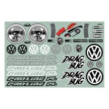 Pro-Line Racing 1-10 Volkswagen Drag Bug Clear Body: Drag Car PRO355800