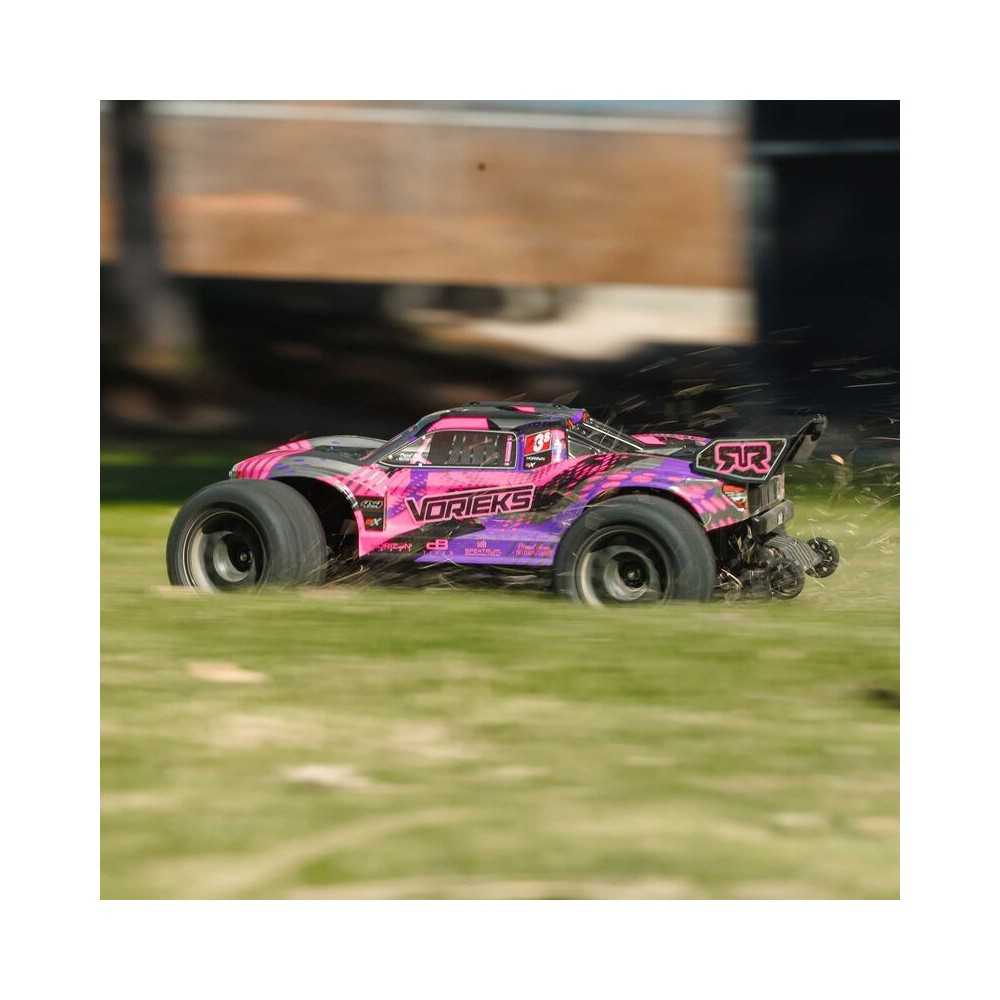 Arrma 1-10 VORTEKS 223S BLX Brushless 4X4 Stadium Truck RTR with DSC Purple ARA4305V4T3 Arrma 1-10 VORTEKS 223S BLX Brushless 4X4 Stadium Truck RTR with DSC Purple ARA4305V4T3