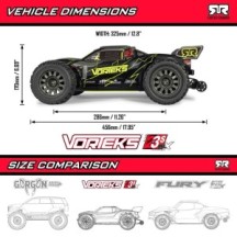Arrma 1-10 VORTEKS 223S DSC 2WD RTR Brushless Stadium Truck Pink ARA3505T3