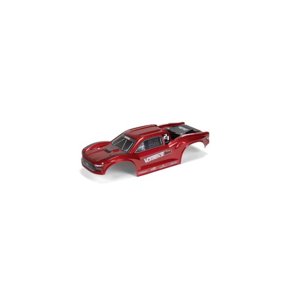 Arrma 1-10 VORTEKS 4X2 Painted Decaled Trimmed Body Red ARA402347 Arrma 1-10 VORTEKS 4X2 Painted Decaled Trimmed Body Red ARA402347