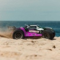 Arrma 1-10 VORTEKS MEGA 550 Brushed 2WD Stadium Truck RTR with Battery & Charger Purple ARA3205ST2