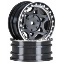 Axial Racing 1-10 Walker Evans Street 1.9 Wheels 12mm Hex Black Chrome 2 AXIC8140