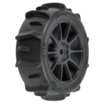 Pro-Line Racing 1-14 Dumont F-R Tires MTD 12mm Black Mach-10 4: Typhon GROM PRO1031010