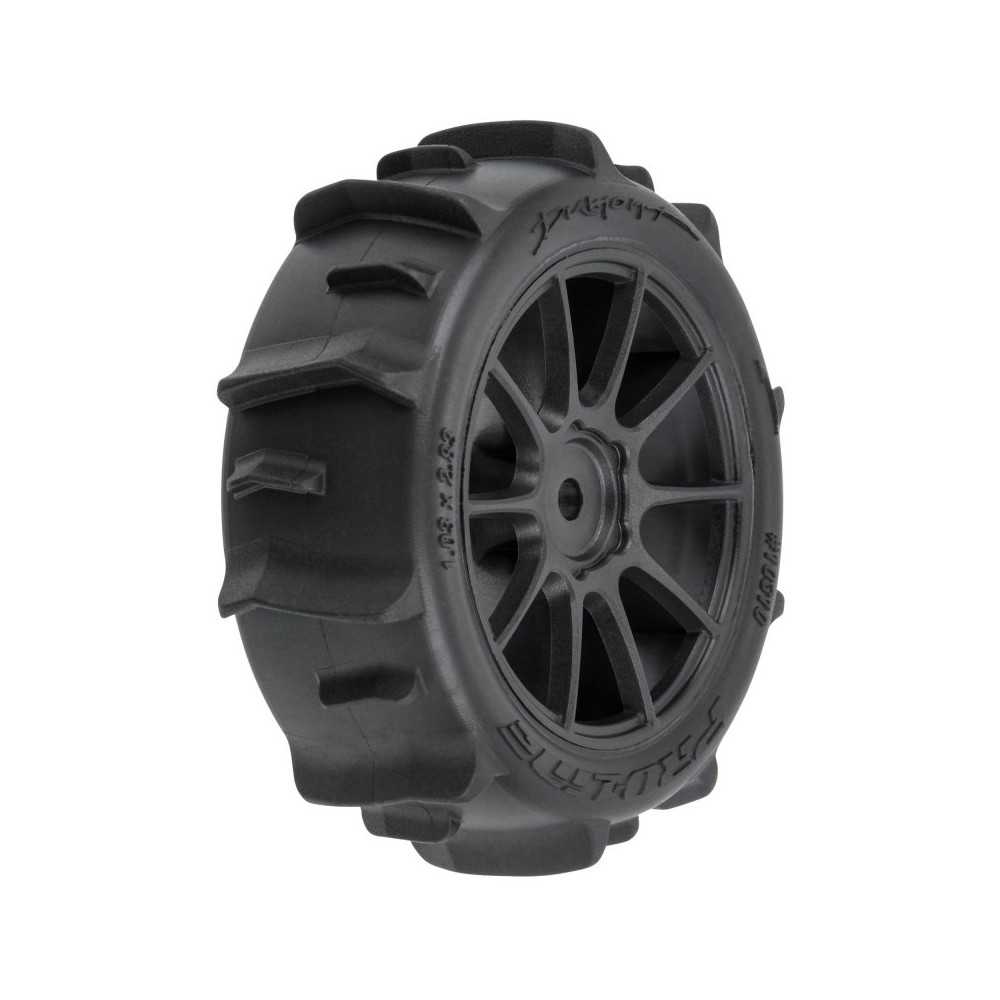 Pro-Line Racing 1-14 Dumont F-R Tires MTD 12mm Black Mach-10 4: Typhon GROM PRO1031010 Pro-Line Racing 1-14 Dumont F-R Tires MTD 12mm Black Mach-10 4: Typhon GROM PRO1031010