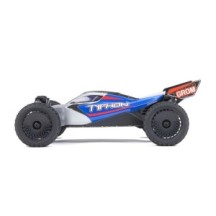 Arrma 1-14 TYPHON GROM 4X4 RTR Brushed Buggy Battery & Charger Included Blue-Silver ARA2106T1