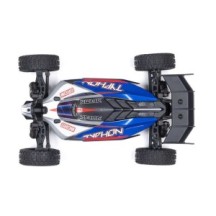 Arrma 1-14 TYPHON GROM 4X4 RTR Brushed Buggy Battery & Charger Included Blue-Silver ARA2106T1