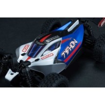 Arrma 1-14 TYPHON GROM 4X4 RTR Brushed Buggy Battery & Charger Included Blue-Silver ARA2106T1