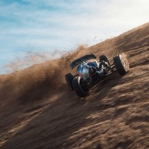 Arrma 1-14 TYPHON GROM 4X4 RTR Brushed Buggy Battery & Charger Included Blue-Silver ARA2106T1