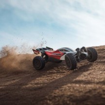 Arrma 1-14 TYPHON GROM 4X4 RTR Brushed Buggy Battery & Charger Included Red-White ARA2106T2
