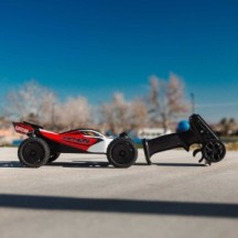 Arrma 1-14 TYPHON GROM 4X4 RTR Brushed Buggy Battery & Charger Included Red-White ARA2106T2