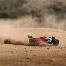 Arrma 1-14 TYPHON GROM 4X4 RTR Brushed Buggy Battery & Charger Included Red-White ARA2106T2