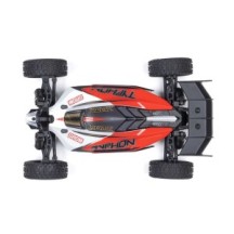 Arrma 1-14 TYPHON GROM 4X4 RTR Brushed Buggy Battery & Charger Included Red-White ARA2106T2