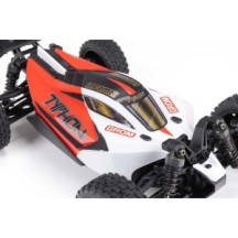 Arrma 1-14 TYPHON GROM 4X4 RTR Brushed Buggy Battery & Charger Included Red-White ARA2106T2