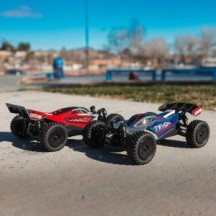 Arrma 1-14 TYPHON GROM 4X4 RTR Brushed Buggy Battery & Charger Included Red-White ARA2106T2