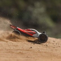 Arrma 1-14 TYPHON GROM 4X4 RTR Brushed Buggy Battery & Charger Included Red-White ARA2106T2