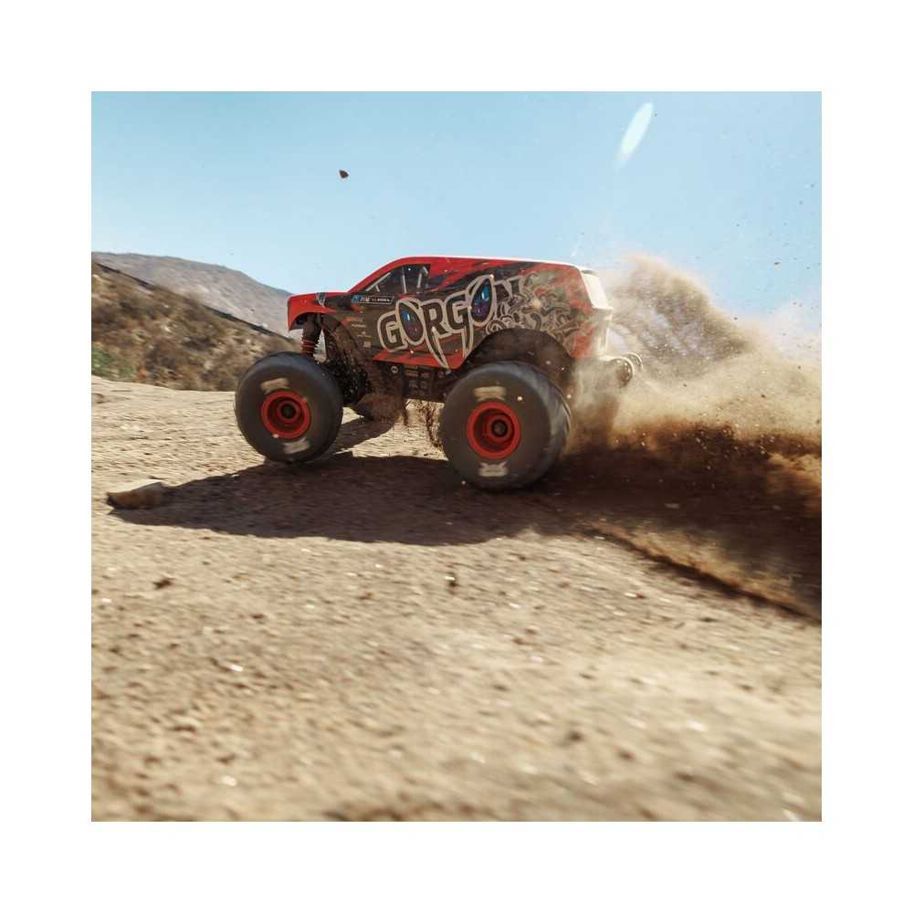 Arrma 1-16 GORGON GROM 4X4 RTR Brushed Monster Truck Battery & Charger Included Red ARA2130T2 Arrma 1-16 GORGON GROM 4X4 RTR Brushed Monster Truck Battery & Charger Included Red ARA2130T2