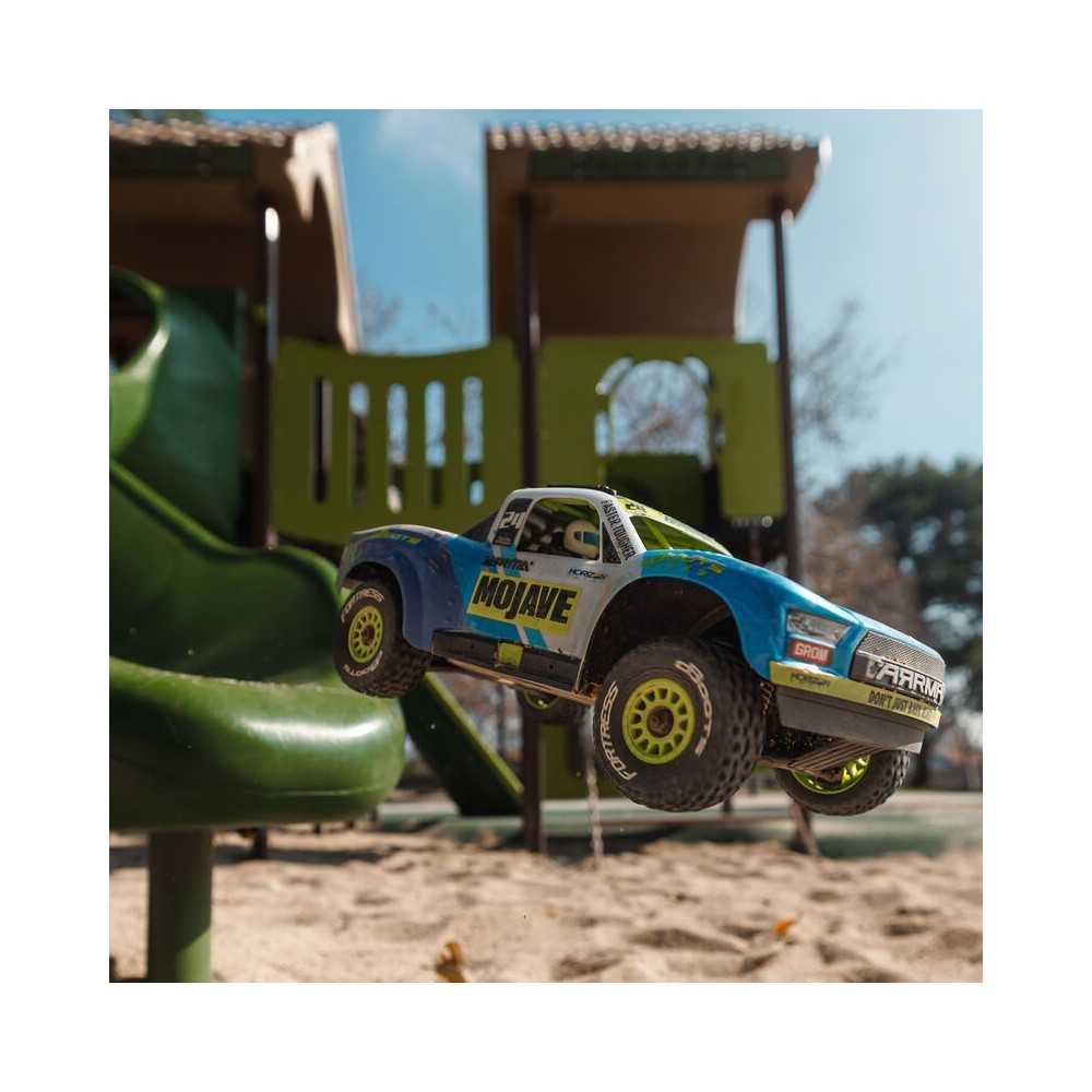 Arrma 1-16 MOJAVE GROM 4X4 RTR Brushed Desert Truck Battery & Charger Included Blue-White ARA2104T2 Arrma 1-16 MOJAVE GROM 4X4 RTR Brushed Desert Truck Battery & Charger Included Blue-White ARA2104T2