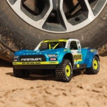 Arrma 1-16 MOJAVE GROM 4X4 RTR Brushed Desert Truck Battery & Charger Included Blue-White ARA2104T2