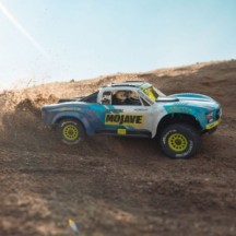 Arrma 1-16 MOJAVE GROM 4X4 RTR Brushed Desert Truck Battery & Charger Included Blue-White ARA2104T2