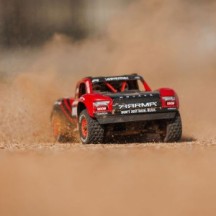 Arrma 1-16 MOJAVE GROM 4X4 RTR Brushed Desert Truck Battery & Charger Included Red-Black ARA2104T1