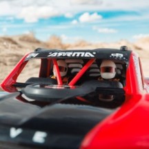 Arrma 1-16 MOJAVE GROM 4X4 RTR Brushed Desert Truck Battery & Charger Included Red-Black ARA2104T1