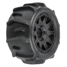 Pro-Line Racing 1-18 Dumont F-R Tires MTD 12mm Black Raid 4: Granite GROM PRO1031110