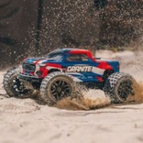 Arrma 1-18 GRANITE GROM 4X4 RTR Brushed Monster Truck Battery & Charger Included Blue ARA2102T1