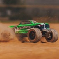Arrma 1-18 GRANITE GROM 4X4 RTR Brushed Monster Truck Battery & Charger Included Green ARA2102T3