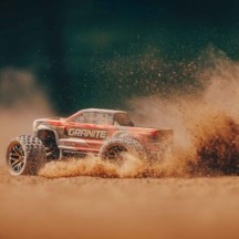 Arrma 1-18 GRANITE GROM 4X4 RTR Brushed Monster Truck Battery & Charger Included Red ARA2102T2
