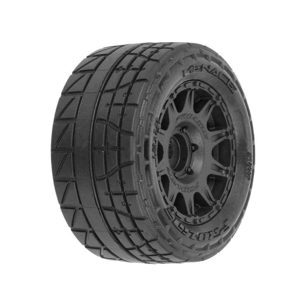 Pro-Line Racing 1-18 Menace F-R Street Tires MTD 12mm Black Raid 4: Granite GROM PRO1028710 Pro-Line Racing 1-18 Menace F-R Street Tires MTD 12mm Black Raid 4: Granite GROM PRO1028710