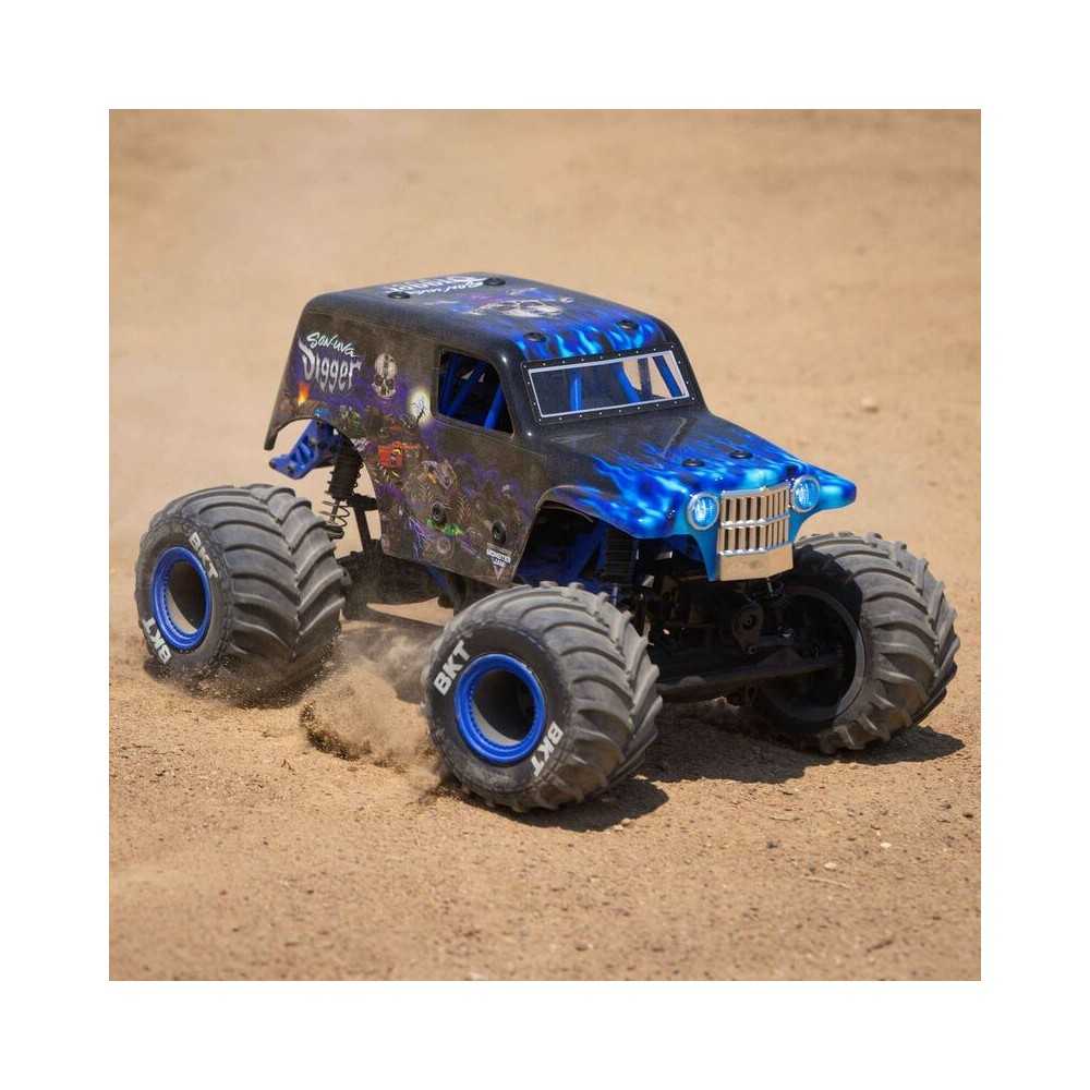 Team Losi 1-18 Mini LMT Son Uva Digger 2S 4X4 RTR Brushed Monster Truck Battery & Charger Included Blue LOS01026T2 Team Losi 1-18 Mini LMT Son Uva Digger 2S 4X4 RTR Brushed Monster Truck Battery & Charger Included Blue LOS01026T2