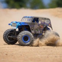 Team Losi 1-18 Mini LMT Son Uva Digger 2S 4X4 RTR Brushed Monster Truck Battery & Charger Included Blue LOS01026T2