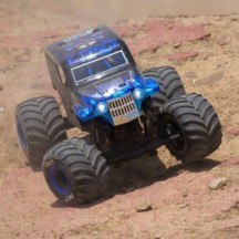 Team Losi 1-18 Mini LMT Son Uva Digger 2S 4X4 RTR Brushed Monster Truck Battery & Charger Included Blue LOS01026T2