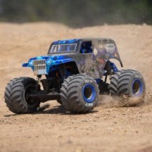 Team Losi 1-18 Mini LMT Son Uva Digger 2S 4X4 RTR Brushed Monster Truck Battery & Charger Included Blue LOS01026T2