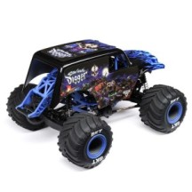 Team Losi 1-18 Mini LMT Son Uva Digger 2S 4X4 RTR Brushed Monster Truck Battery & Charger Included Blue LOS01026T2