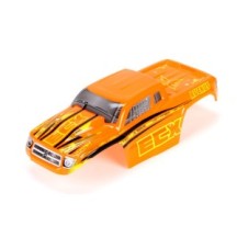 Ecx 1-18 Painted Body Set Orange-Yellow: 4WD Ruckus ECX210004