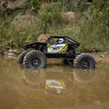 Axial Racing 1-18 UTB18 Capra 4WS 4WD Trail Buggy RTR with Battery & Charger Yellow AXI-1750T2