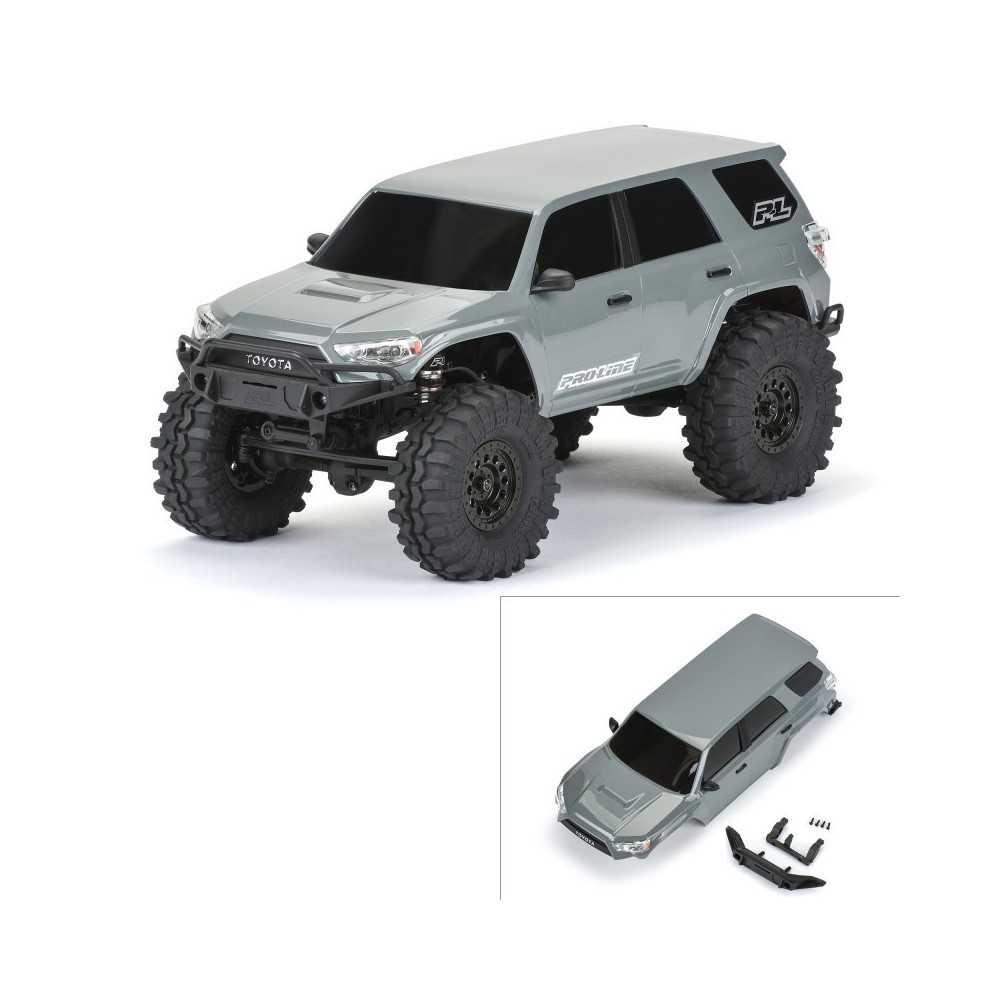 Pro-Line Racing 1-24 2023 Toyota 4Runner TRD Pro Gray Hard Body Assembled: SCX24 PRO362114 Pro-Line Racing 1-24 2023 Toyota 4Runner TRD Pro Gray Hard Body Assembled: SCX24 PRO362114