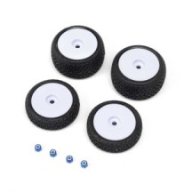 Pro-Line Racing 1-24 Electron 2.0 Buggy F-R Tires Mounted 7mm White 4: Micro-B PRO1031413