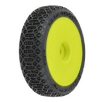Pro-Line Racing 1-24 Electron 2.0 Buggy F-R Tires Mounted 7mm Yellow 4: Micro-B PRO1031412