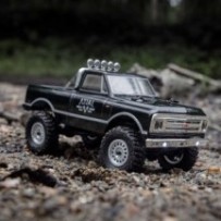 Axial Racing 1-24 SCX24 1967 Chevrolet C10 4X4 RTR Brushed Rock Crawler Battery & Charger Included Black AXI00001V2T4