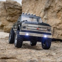 Axial Racing 1-24 SCX24 1967 Chevrolet C10 4X4 RTR Brushed Rock Crawler Battery & Charger Included Black AXI00001V2T4