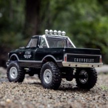 Axial Racing 1-24 SCX24 1967 Chevrolet C10 4X4 RTR Brushed Rock Crawler Battery & Charger Included Black AXI00001V2T4
