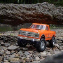 Axial Racing 1-24 SCX24 1967 Chevrolet C10 4X4 RTR Brushed Rock Crawler Battery & Charger Included Orange AXI00001V2T3